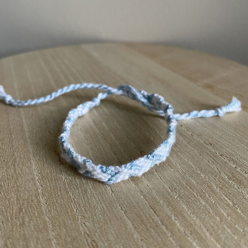Lake Bracelet, anklet, trendy, comfortable, tie, embroidery thread, woven, gift,